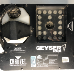 Chauvet Geyser RGB v2 item:05070561 . Fonctionnelle  en dmx . Trois de disponibles , télécommande non dispo